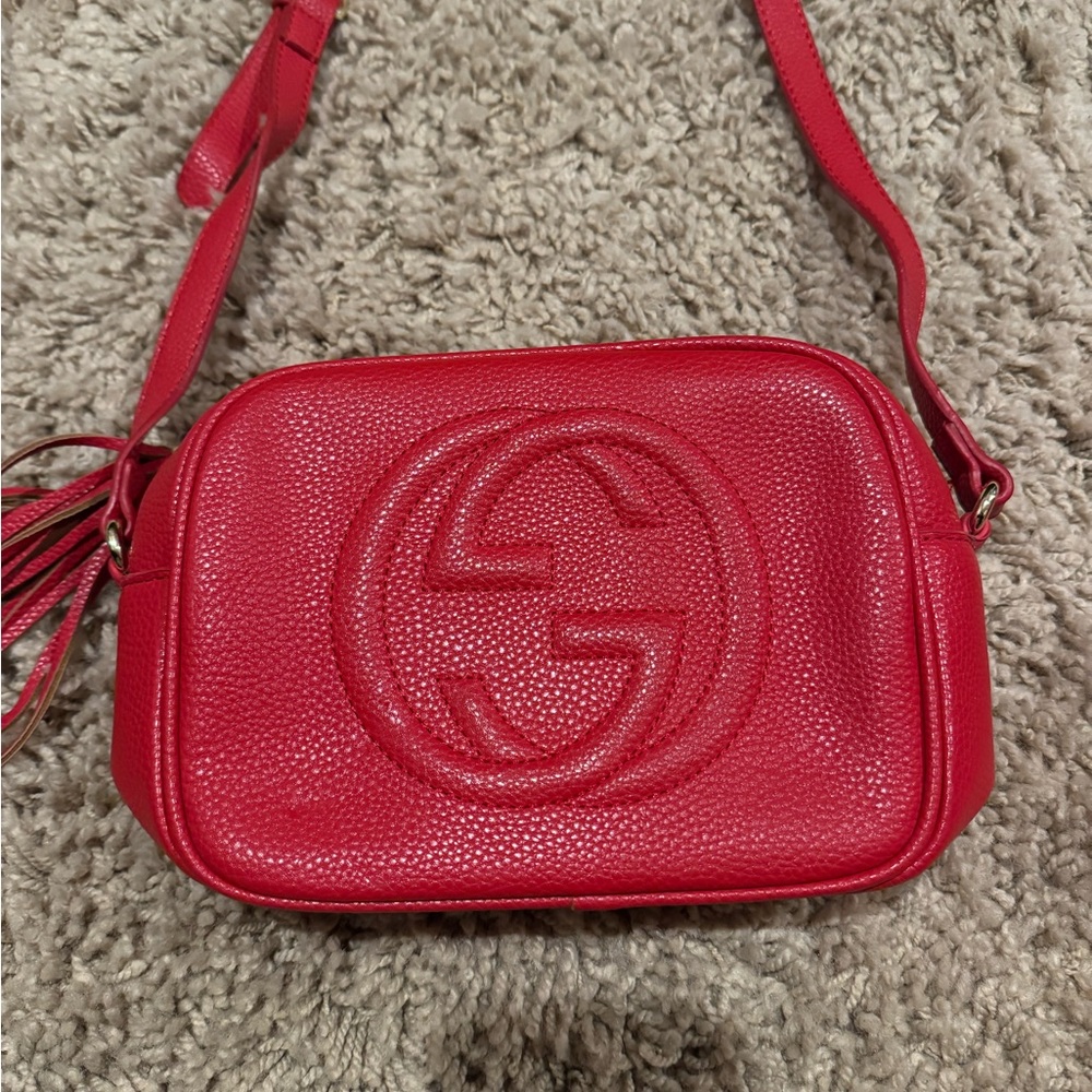 Vibrant Red Crossbody Bag